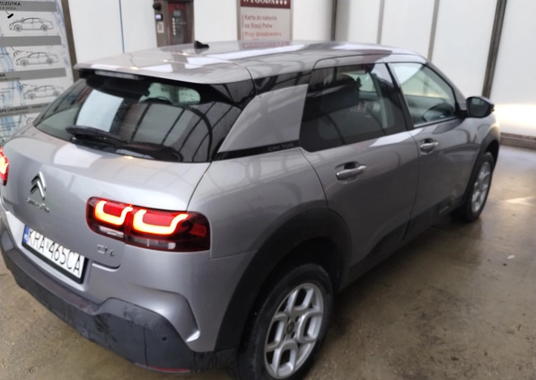 Citroen C4 Cactus cena 52600 przebieg: 116000, rok produkcji 2019 z Skawina małe 121